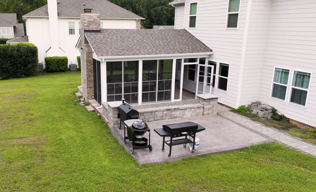 Patio enclosure and screen room installation in Moreno Valley, CA